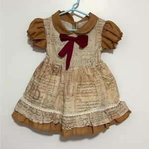 Vintage Baby Dress with Bonnet